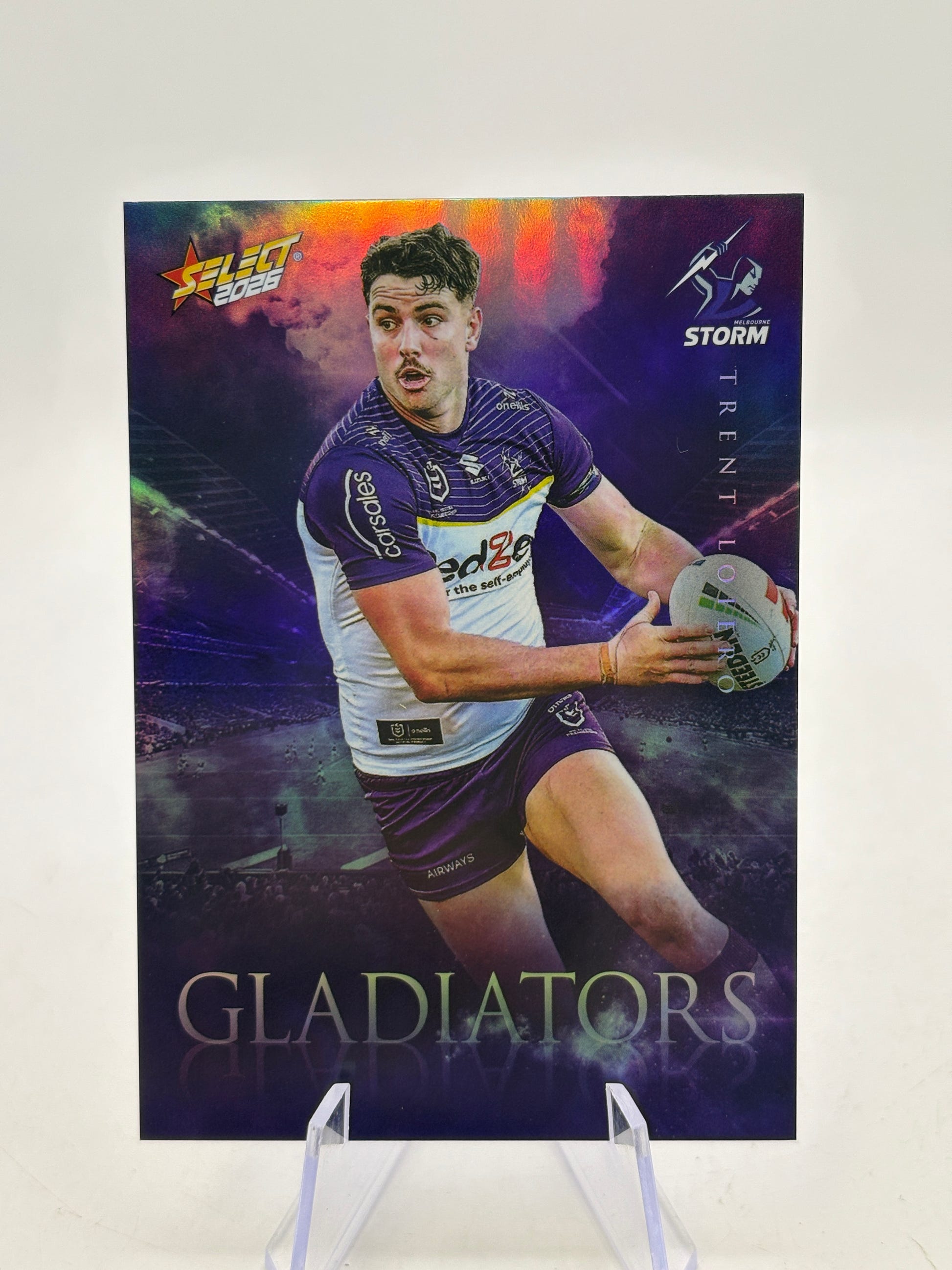 2026 NRL Select League Heroes Trent Loiero Gladiators /599 Melbourne Storm image 1