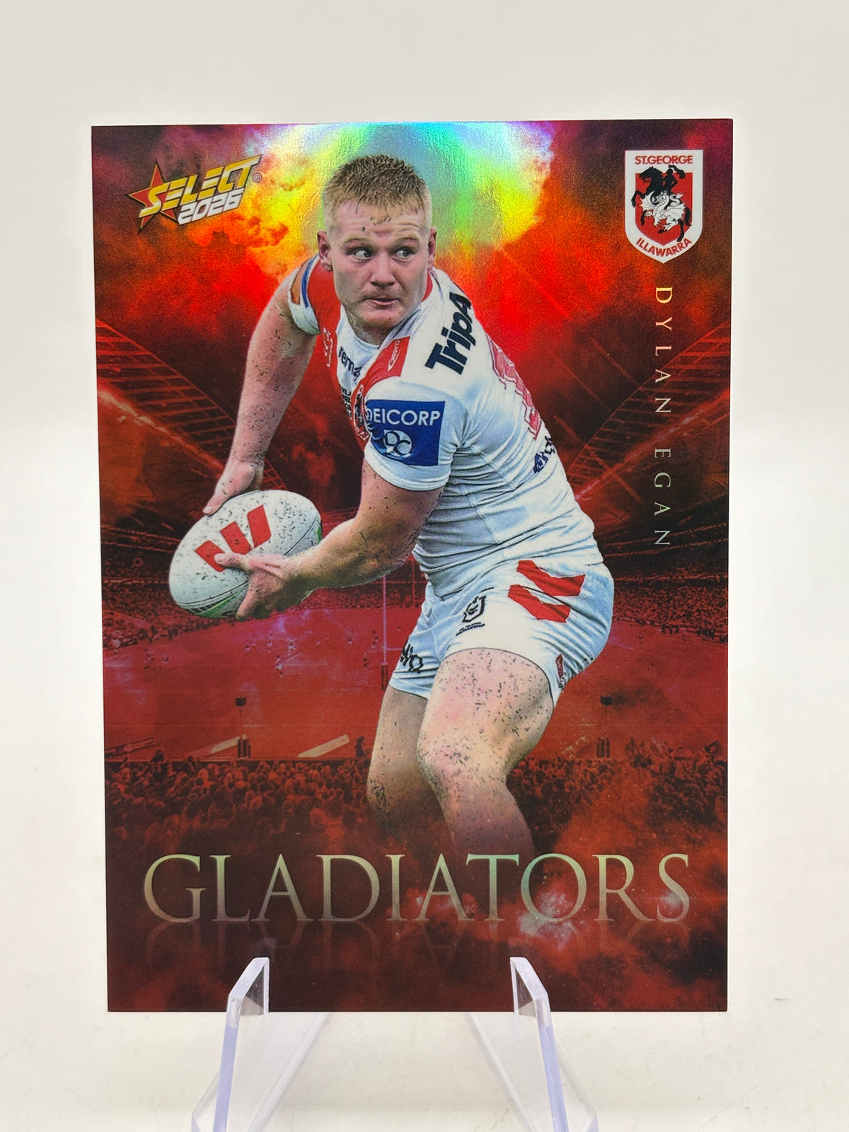 2026 NRL Heroes GLADIATORS: Dylan Egan, St George Dragons /599 image 1