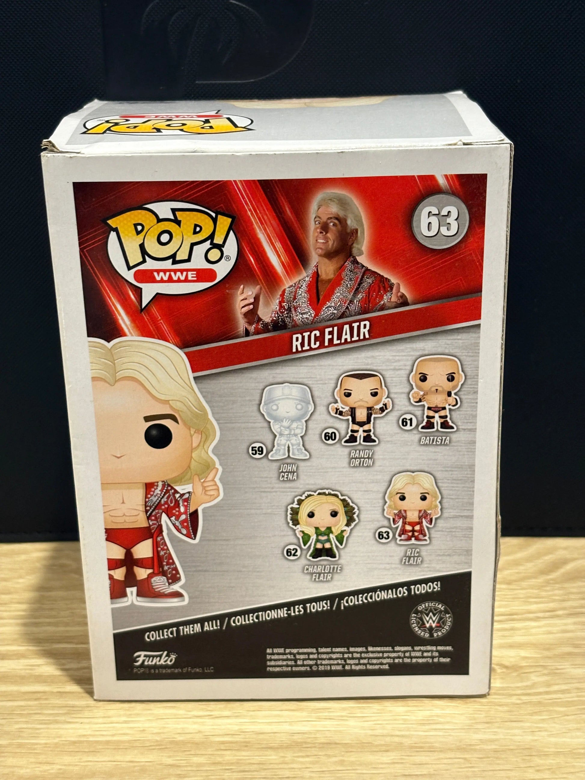 Funko Pop! Vinyl: WWE - Ric Flair (Red) #63 Red Robe Wrestling Figure FRENLY BRICKS - Open 7 Days