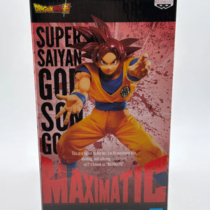 Dragon Ball Super Maximatic Super Saiyan God Son Goku Figure EX DISPLAY FRENLY BRICKS - Open 7 Days