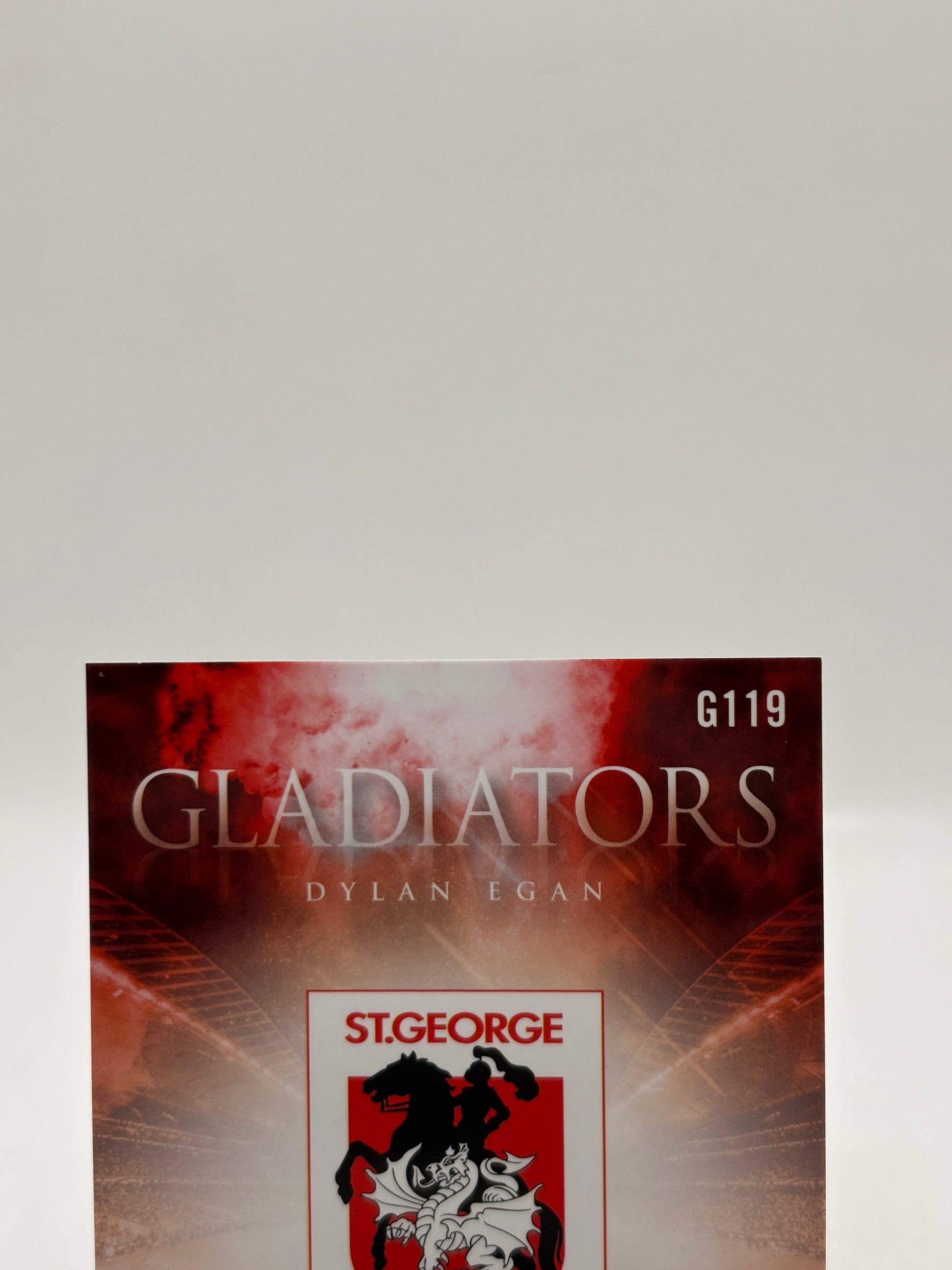 2026 NRL Heroes GLADIATORS: Dylan Egan, St George Dragons /599 image 3