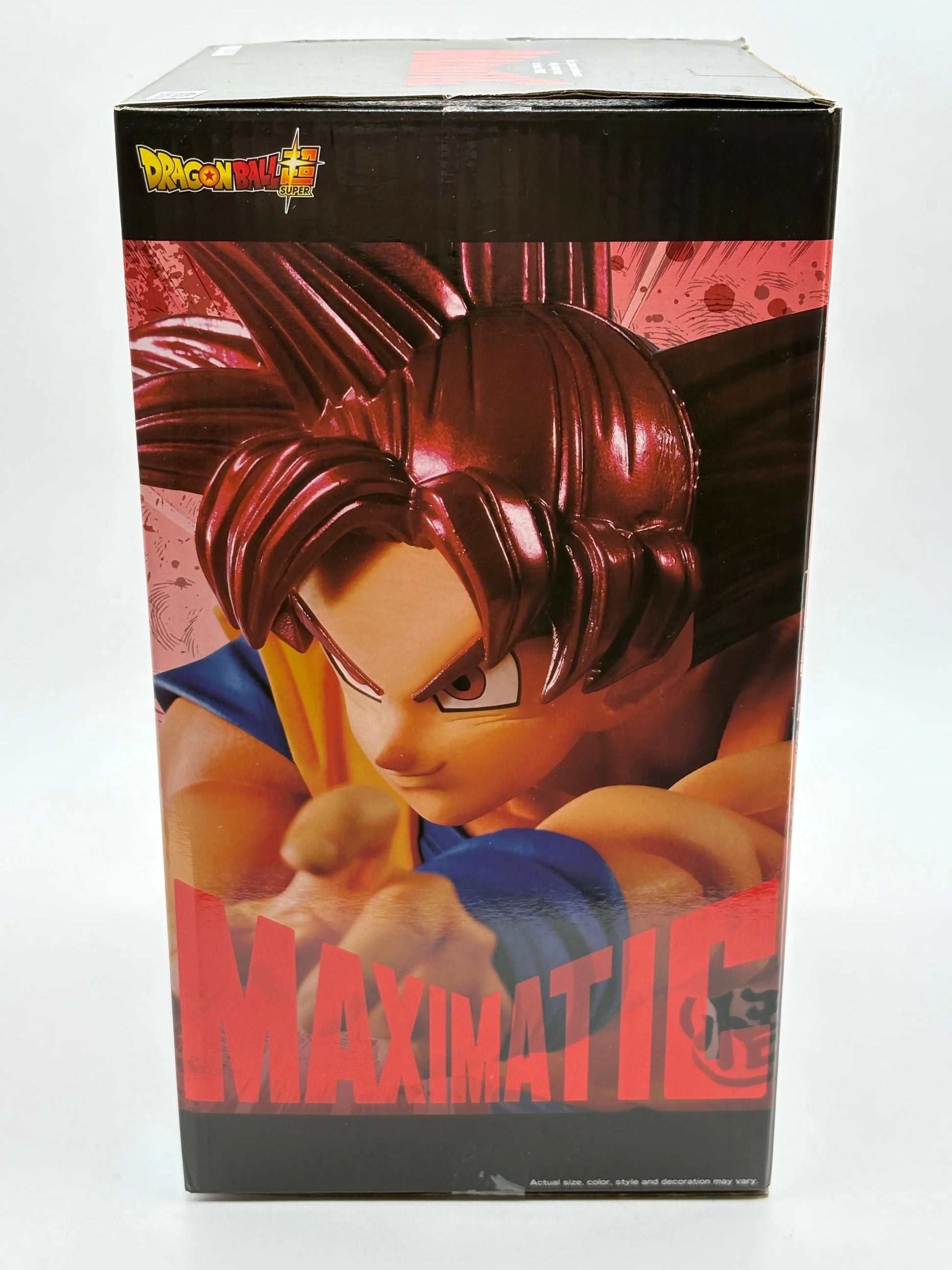 Dragon Ball Super Maximatic Super Saiyan God Son Goku Figure EX DISPLAY FRENLY BRICKS - Open 7 Days