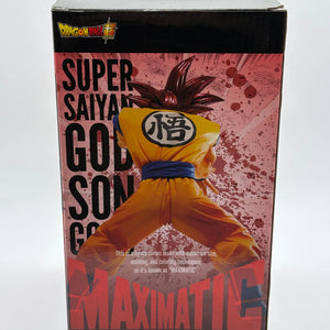 Dragon Ball Super Maximatic Super Saiyan God Son Goku Figure EX DISPLAY FRENLY BRICKS - Open 7 Days