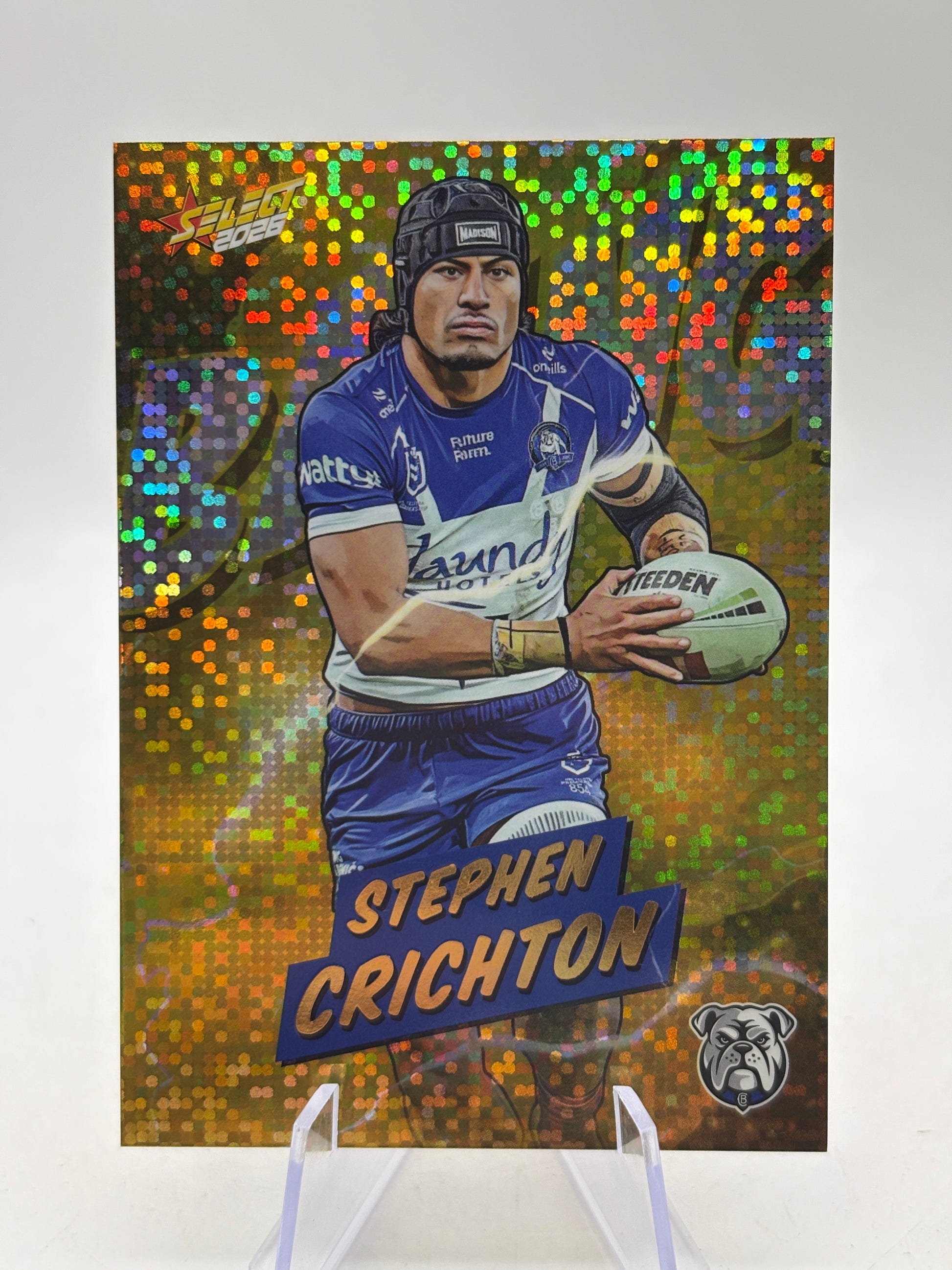 2026 NRL Select Gold Bang / Stephen Crichton / Canterbury Bulldogs / #BG12 image 1