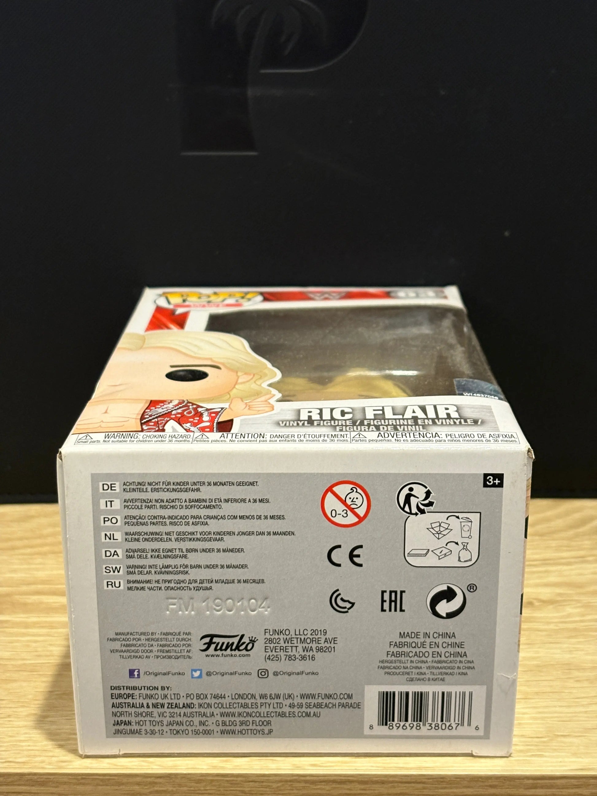 Funko Pop! Vinyl: WWE - Ric Flair (Red) #63 Red Robe Wrestling Figure FRENLY BRICKS - Open 7 Days