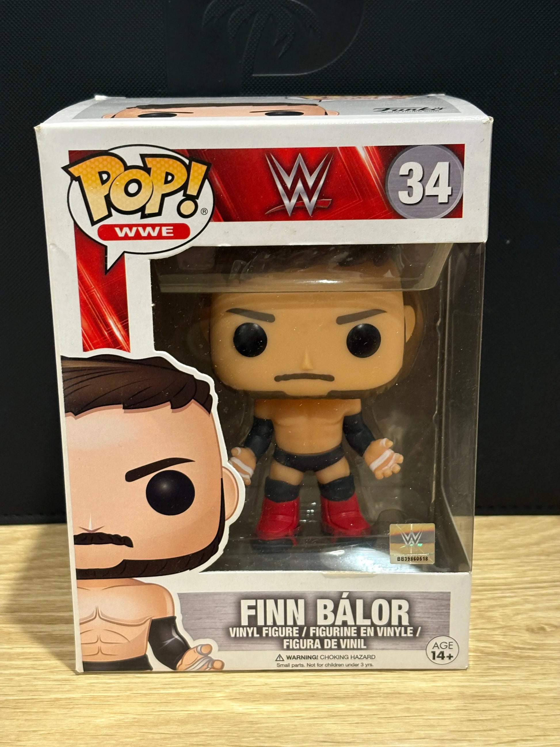 Funko Pop WWE Wrestling Finn Balor Vinyl Figure #34 FRENLY BRICKS - Open 7 Days