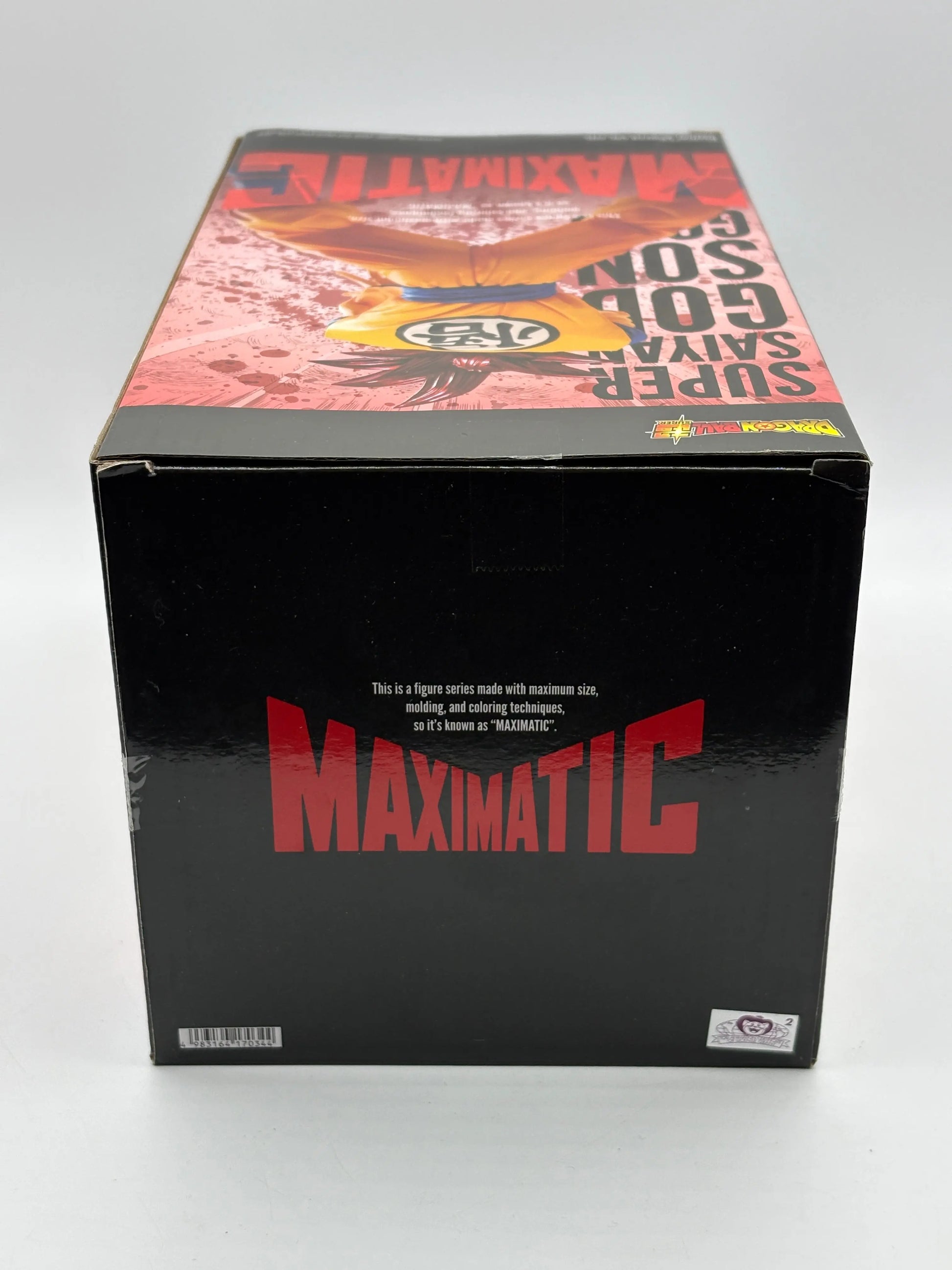 Dragon Ball Super Maximatic Super Saiyan God Son Goku Figure EX DISPLAY FRENLY BRICKS - Open 7 Days