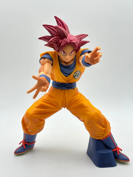 Dragon Ball Super Maximatic Super Saiyan God Son Goku Figure EX DISPLAY FRENLY BRICKS - Open 7 Days