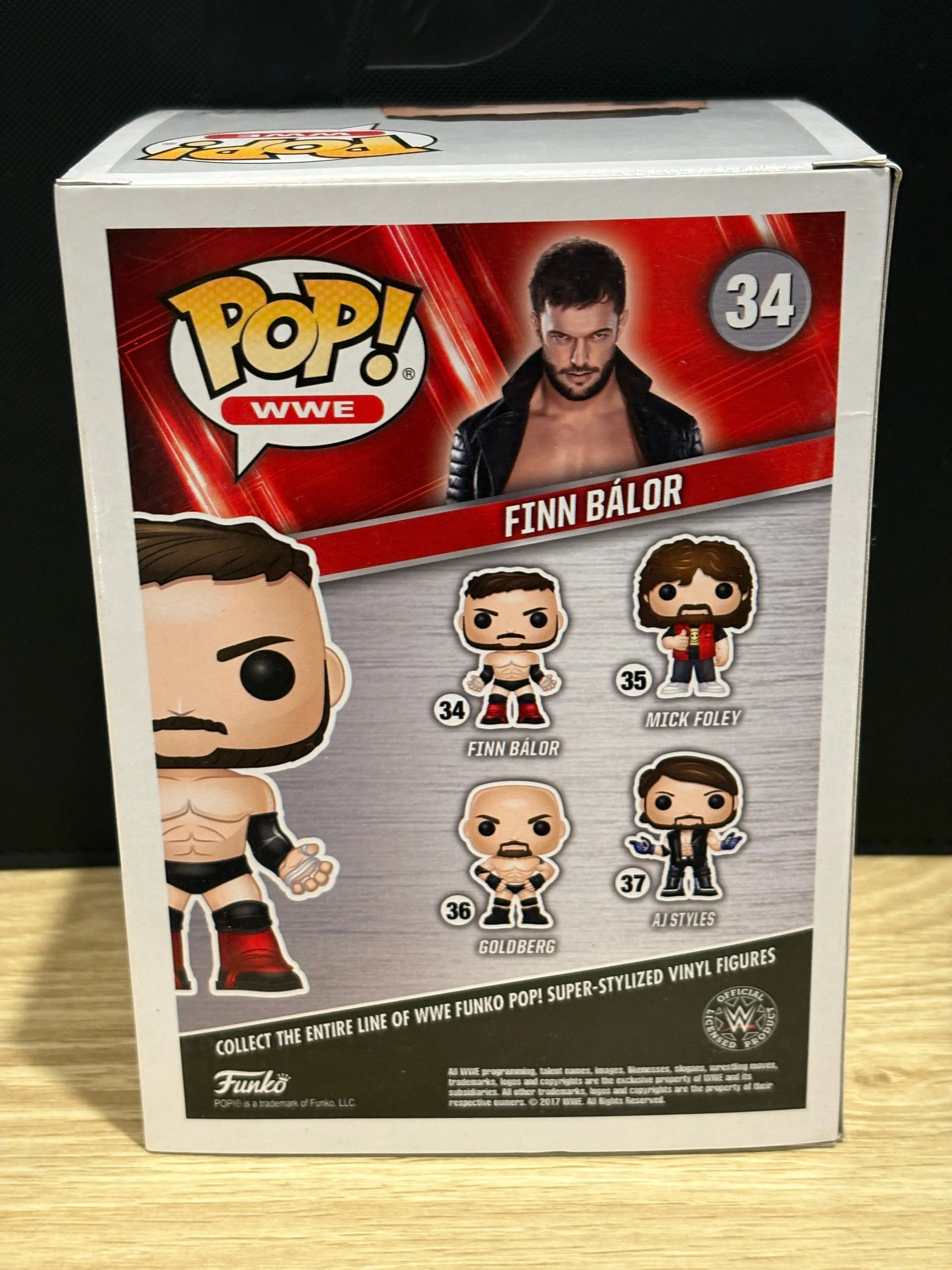 Funko Pop WWE Wrestling Finn Balor Vinyl Figure #34 FRENLY BRICKS - Open 7 Days