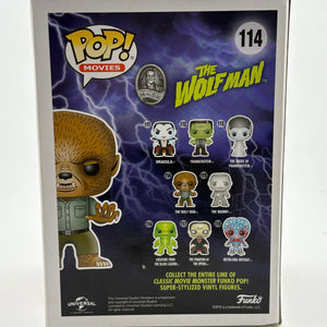 Funko POP! Movies Monsters #114 The Wolf Man Glow in the Dark 2016 NYCC Limited FRENLY BRICKS - Open 7 Days