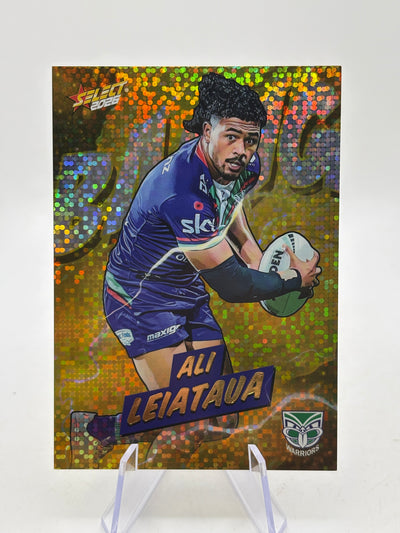 2026 Select NRL League Heroes Bang Gold BG77 ALI LEIATAUA New Zealand Warriors