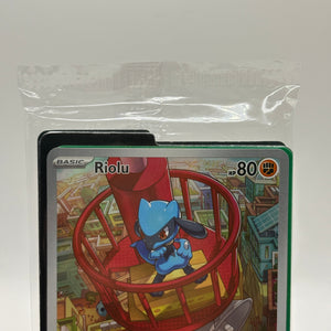 Pokemon TCG Mega Evolution Promo - Riolu 010 Illustration Promo Sealed FRENLY BRICKS - Open 7 Days