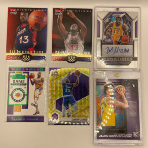 NBA Auto & Numbered Lakers Sports Card Lot - LeBron James + more  (lot#25) FRENLY BRICKS - Open 7 Days