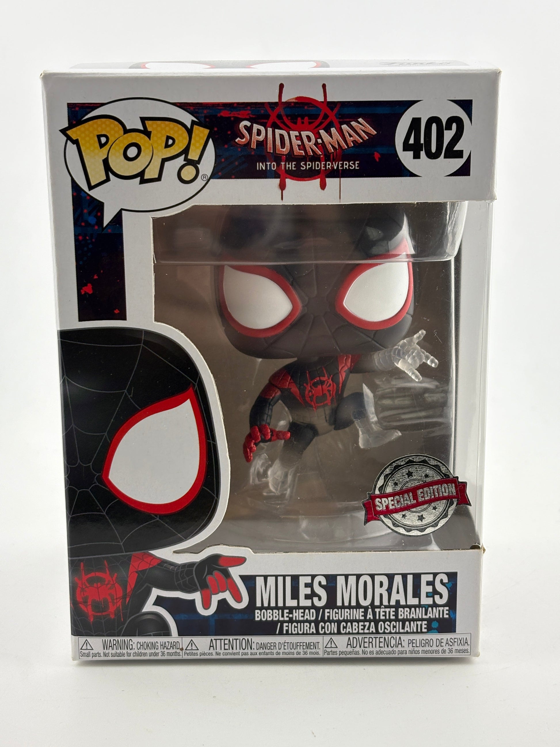 Funko POP! Spider-man Into the Spiderverse #402 Miles Morales Special Edition FRENLY BRICKS - Open 7 Days
