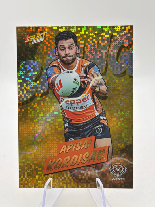 2026 NRL Select League Heroes Apisai Koroisau Gold Bang #BG82