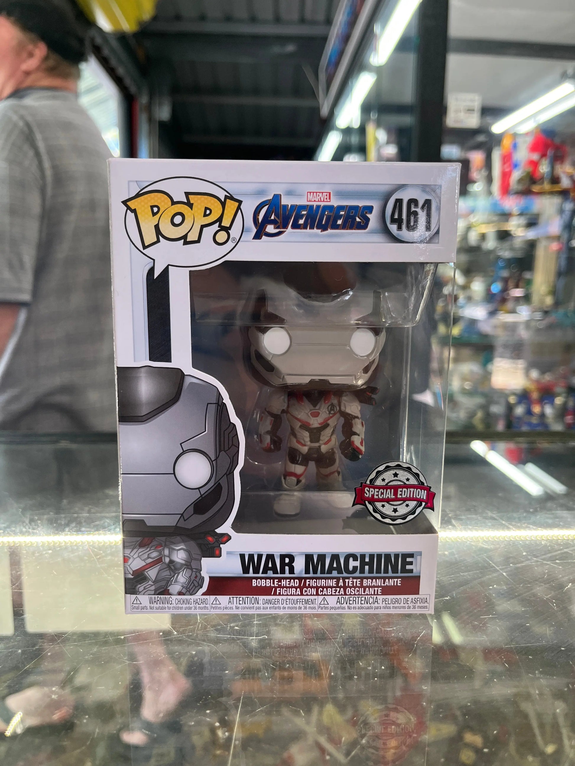 POP! Vinyl War Machine Avengers Endgame Exclusive 461 Marvel Special Edition FRENLY BRICKS - Open 7 Days