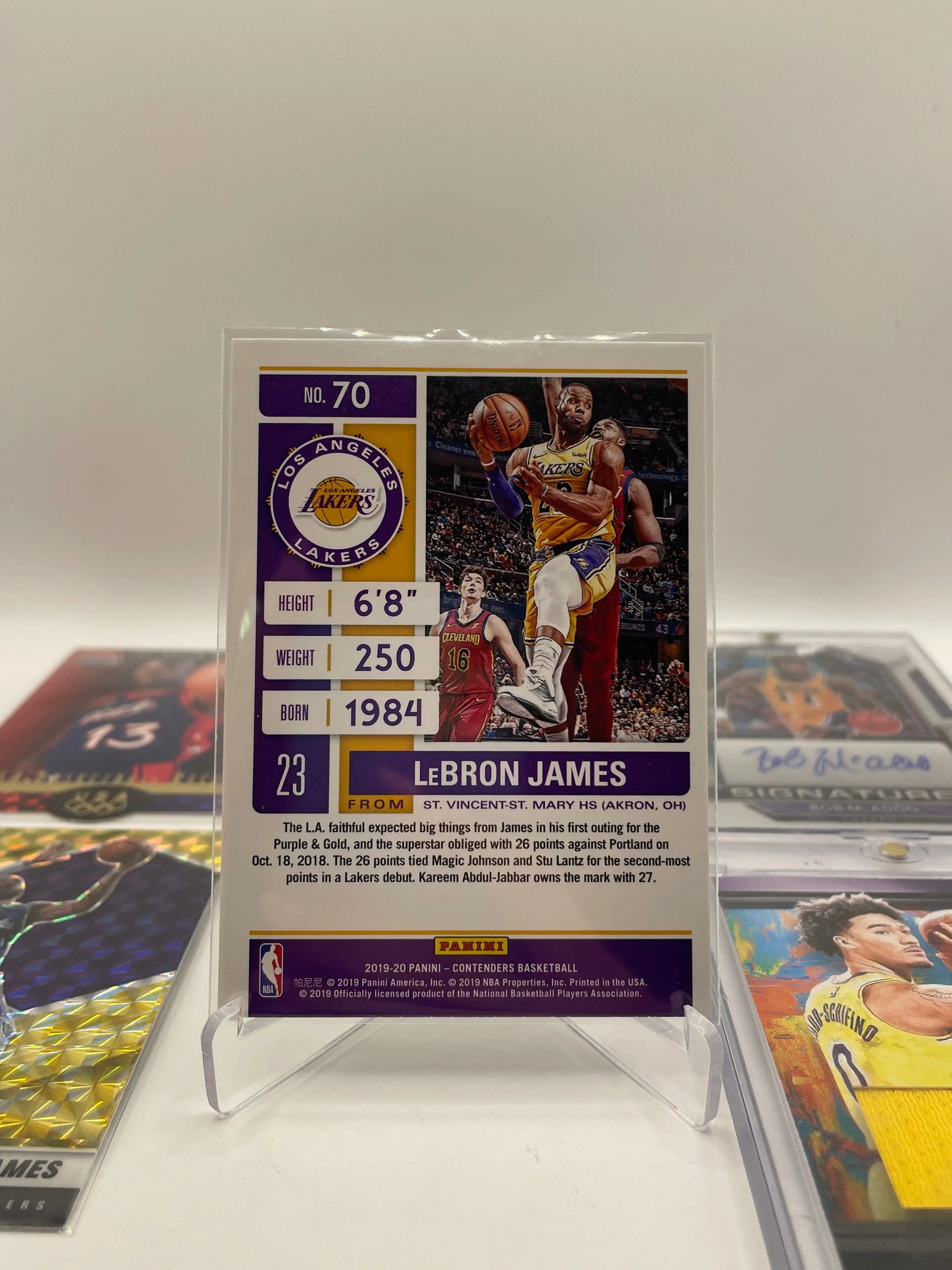 NBA Auto & Numbered Lakers Sports Card Lot - LeBron James + more  (lot#25) FRENLY BRICKS - Open 7 Days