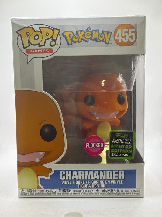 Funko POP! Games Pokemon #455 Charmander Flocked 2020 Spring