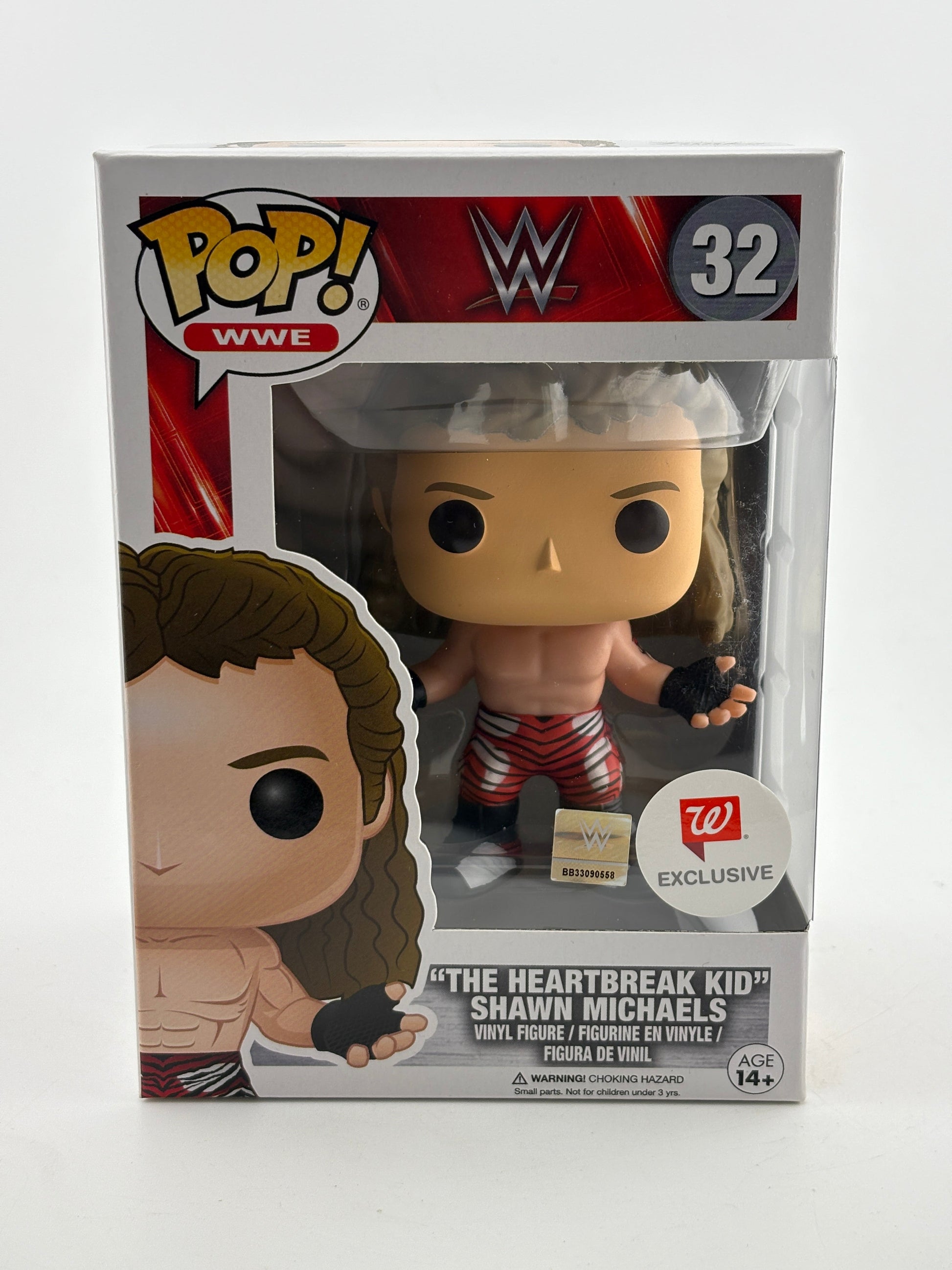 Funko POP! WWE #32 “The Heartbreak Kid” Shawn Michaels Walgreens Exclusive FRENLY BRICKS - Open 7 Days
