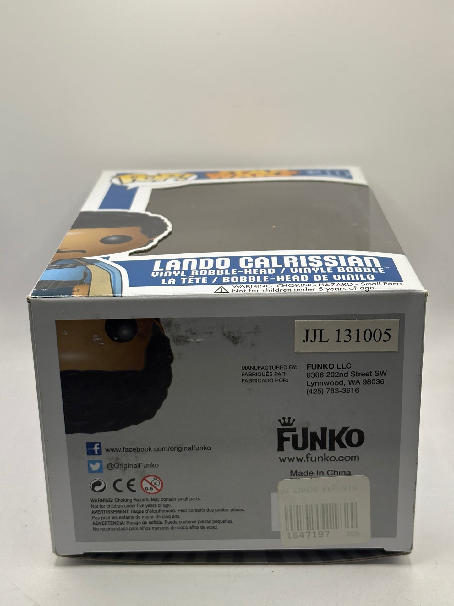 Funko POP! Star Wars #30 Lando Calrissian Vinyl Bobble-Head *NO MOULD* FRENLY BRICKS - Open 7 Days