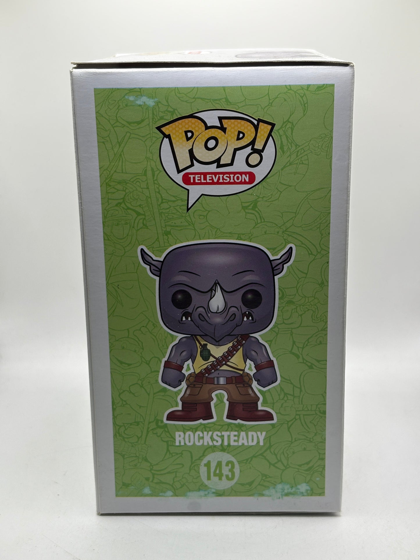 Funko POP! Television TMNT #143 Rocksteady Vinyl Figure *NO MOULD* FRENLY BRICKS - Open 7 Days