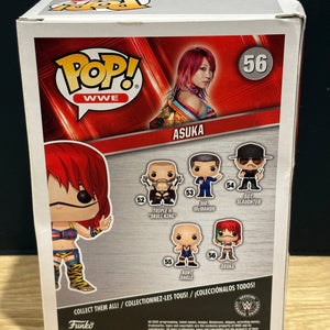 WWE POP Vinyl ASUKA #56 Green / White face mask *box damage FRENLY BRICKS - Open 7 Days