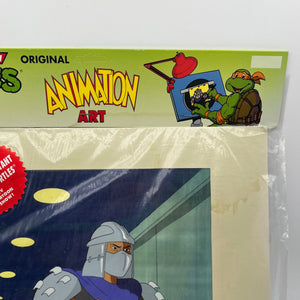 Teenage Mutant Ninja Turtles, Animation Production Cel MWS (1991) W/COA Shredder FRENLY BRICKS - Open 7 Days