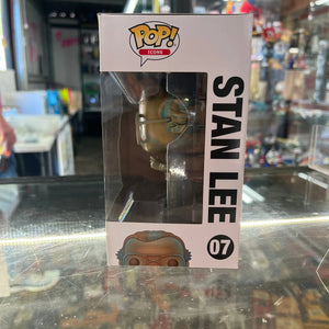 NEW Funko Pop! ICONS: Stan Lee (Patina) #7 FRENLY BRICKS - Open 7 Days