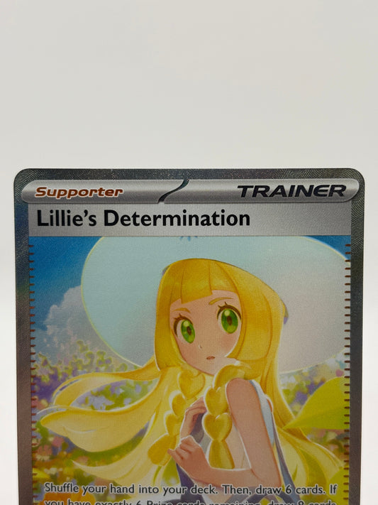 Pokemon TCG Mega Evolution - Lillie’s Determination 184/132 Special Illustration Rare NM FRENLY BRICKS - Open 7 Days