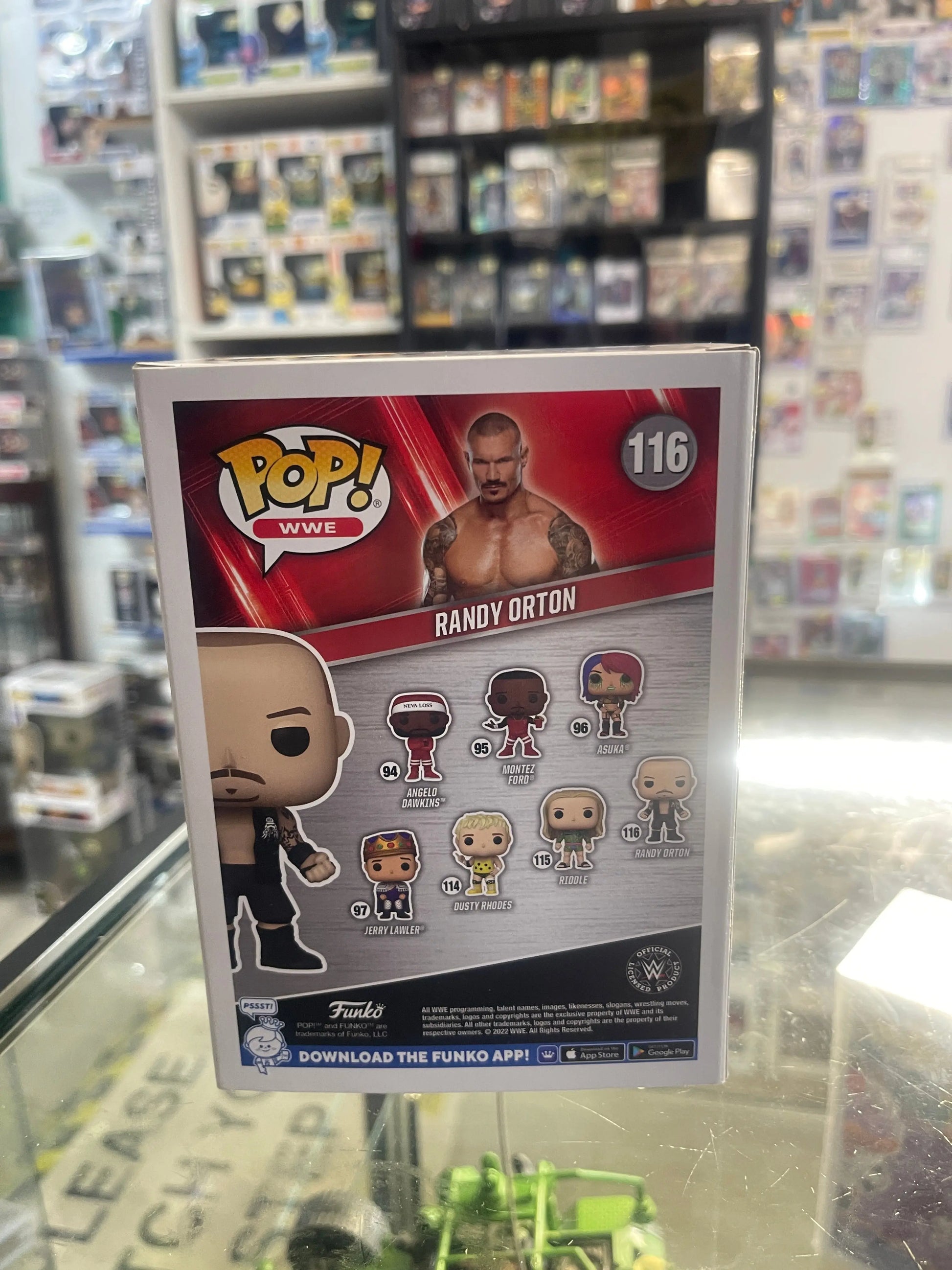 Funko Pop! Randy Orton #116 - WWE FRENLY BRICKS - Open 7 Days