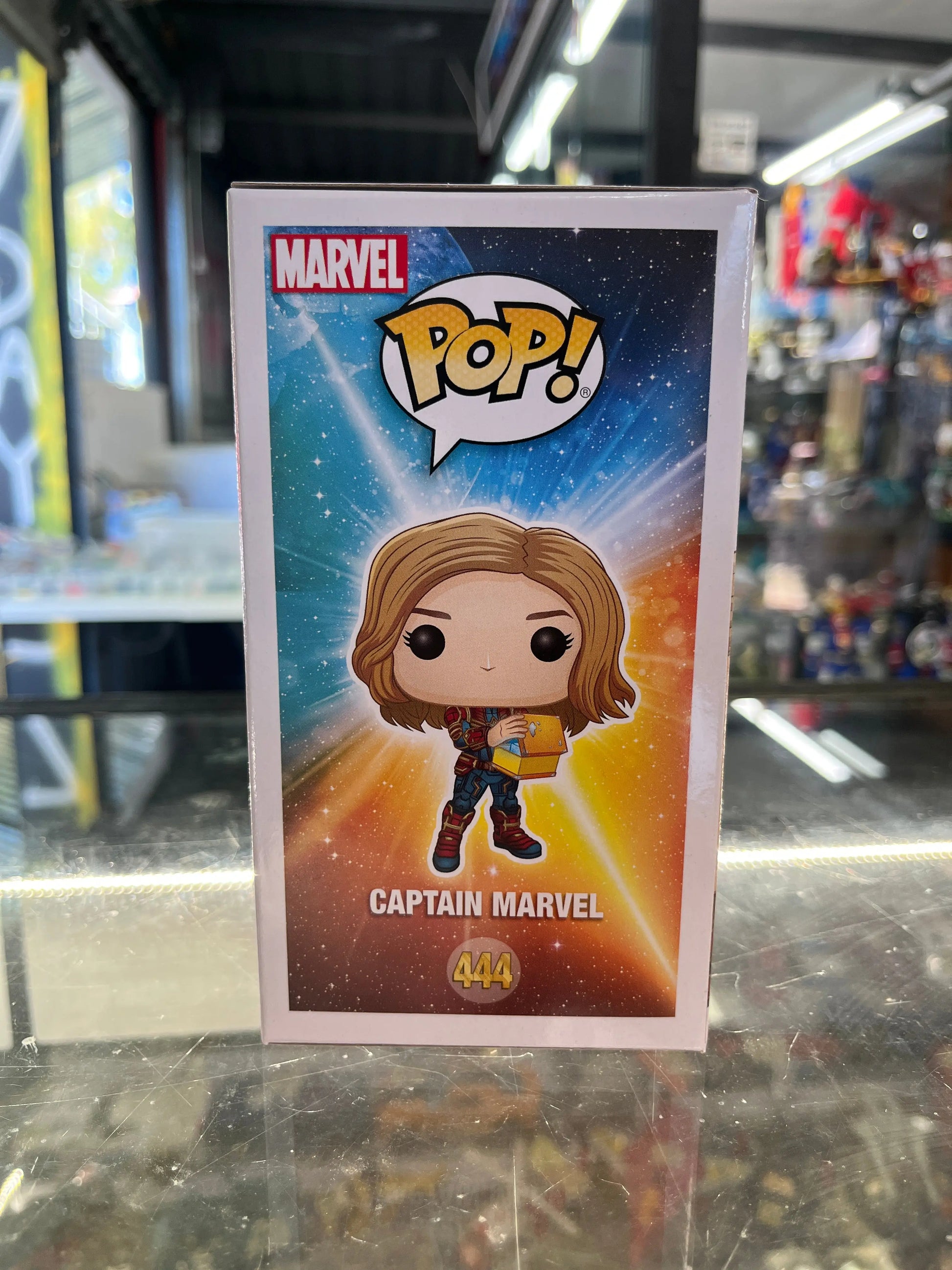 Funko POP Marvel - Captain Marvel #444 GITD FRENLY BRICKS - Open 7 Days