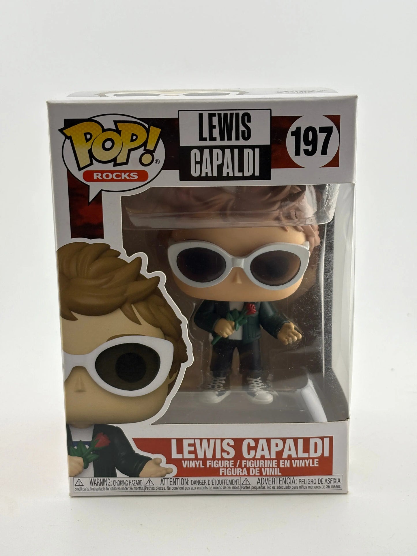 Funko POP! Rocks Lewis Capaldi #197 Lewis Capaldi Vinyl Figure FRENLY BRICKS - Open 7 Days