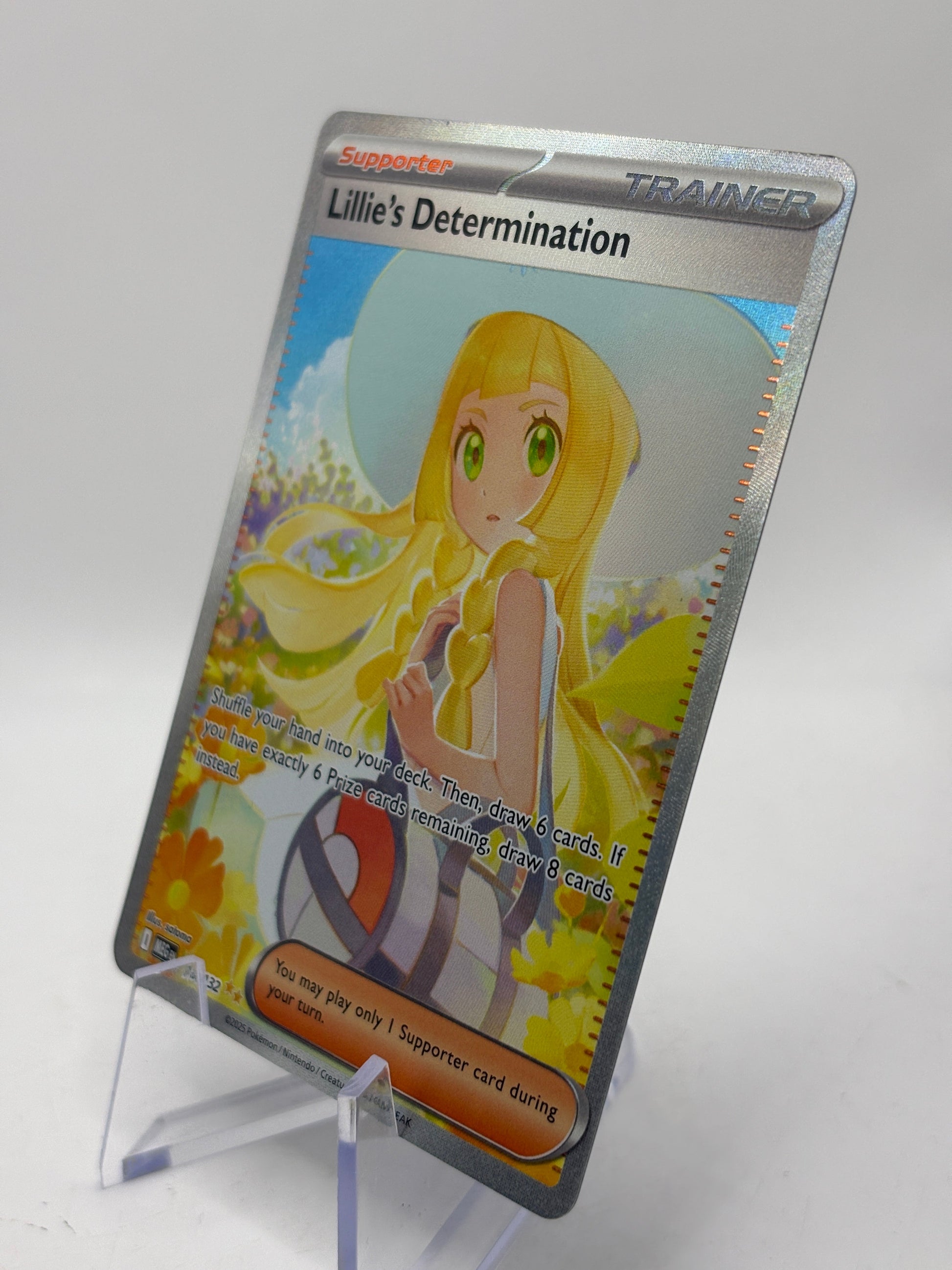 Pokemon TCG Mega Evolution - Lillie’s Determination 184/132 Special Illustration Rare NM FRENLY BRICKS - Open 7 Days