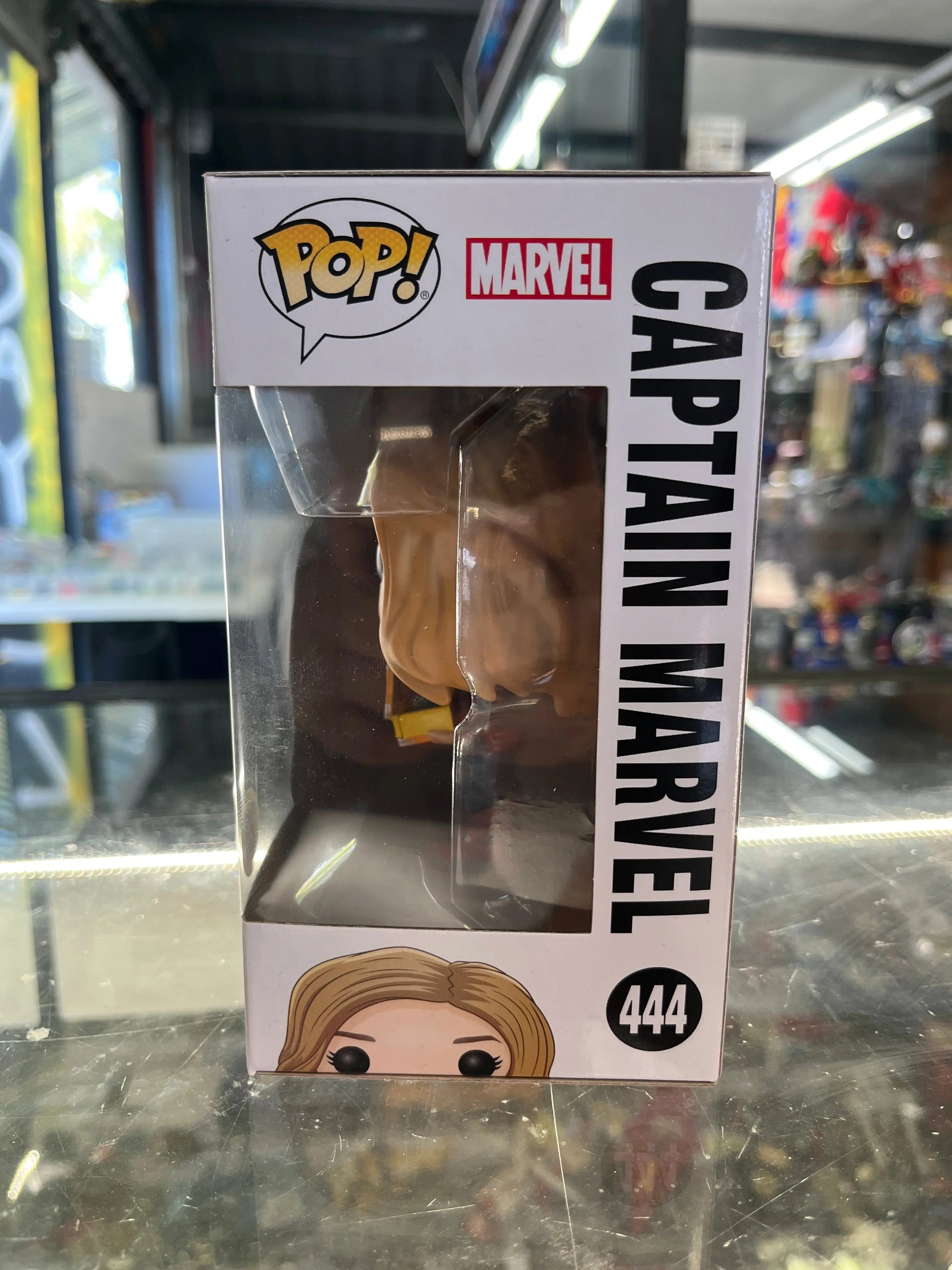 Funko POP Marvel - Captain Marvel #444 GITD FRENLY BRICKS - Open 7 Days