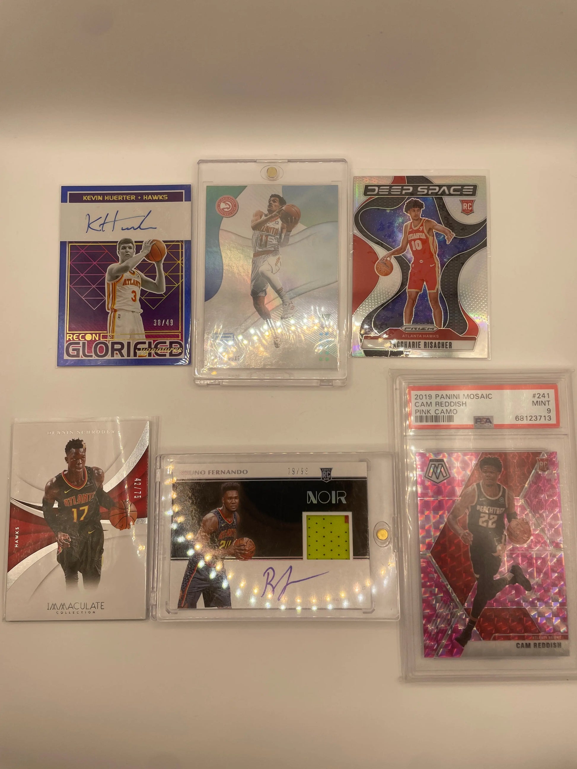 NBA Auto & Numbered Atlanta Hawks Sports Card Lot - Trae Young + more (lot#28) FRENLY BRICKS - Open 7 Days