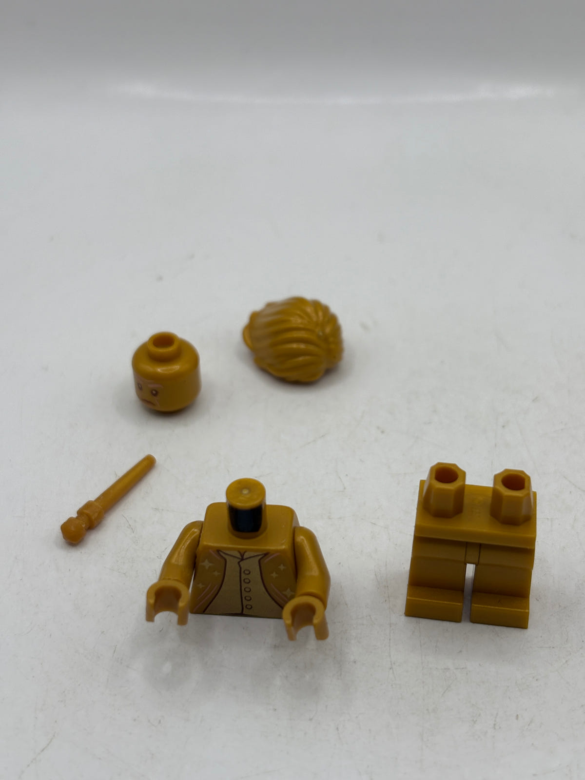 LEGO Harry Potter HP277 Professor Severus Snape Minifigure Pearl Gold image 5