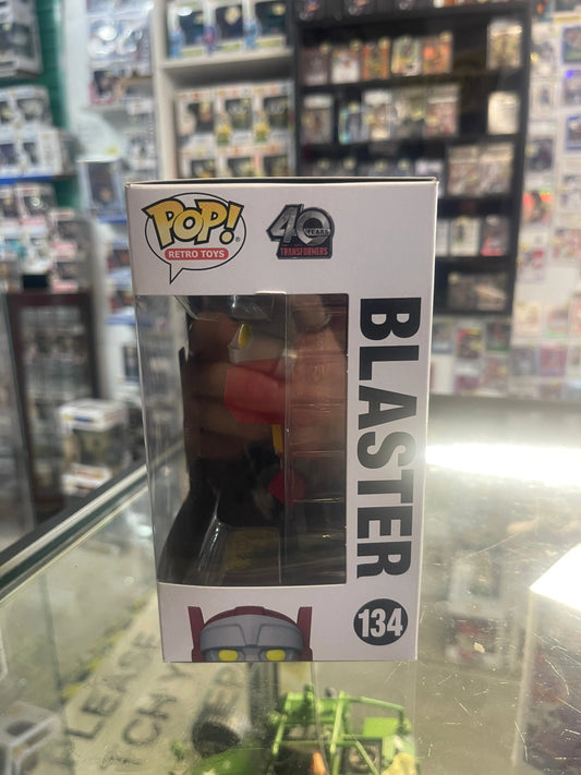 Funko Pop Retro Toys #134 Blaster Transformers 40 Years FRENLY BRICKS - Open 7 Days