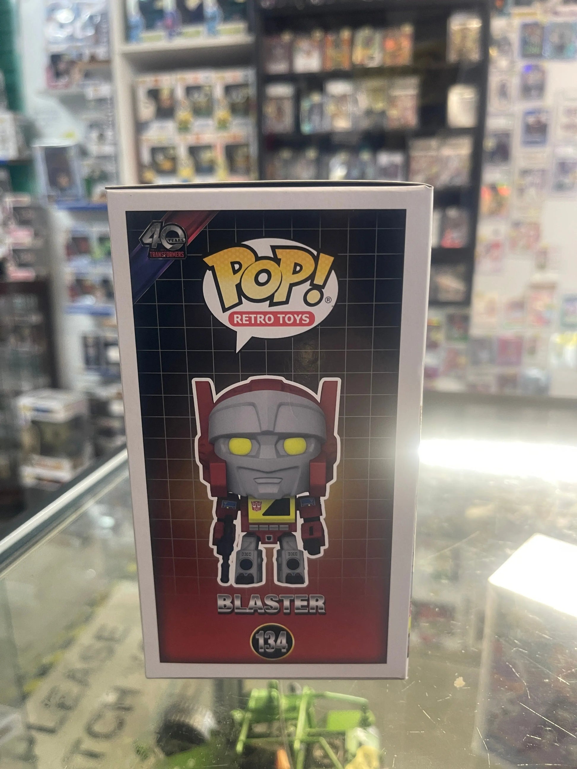 Funko Pop Retro Toys #134 Blaster Transformers 40 Years FRENLY BRICKS - Open 7 Days