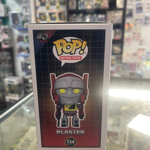 Funko Pop Retro Toys #134 Blaster Transformers 40 Years FRENLY BRICKS - Open 7 Days