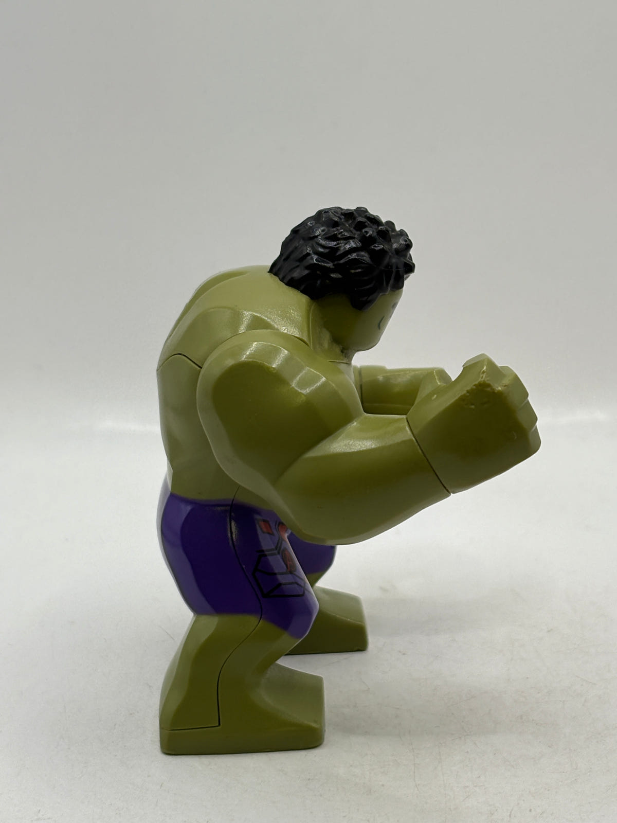 LEGO Marvel Super Heroes Hulk Bigfig Minifigure Avengers Green Purple Shorts image 4