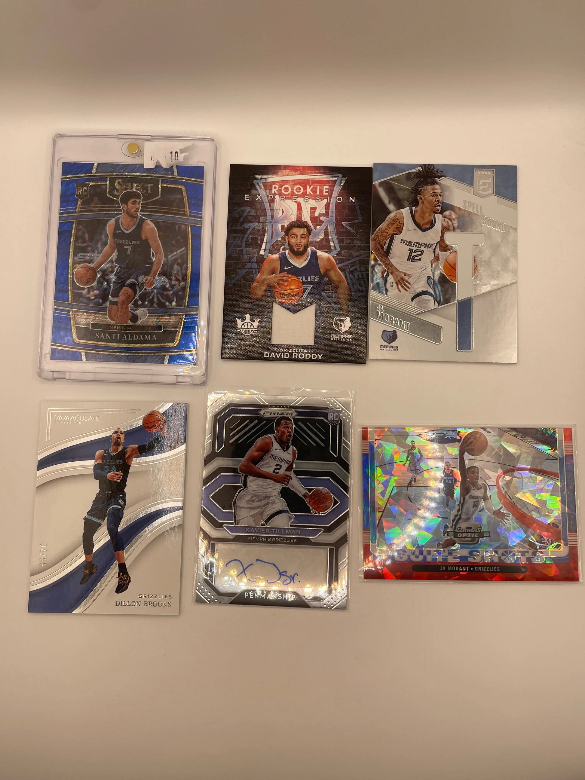 NBA Auto & Numbered Memphis Grizzlies Sports Card Lot - Ja Morant + more (lot#29) FRENLY BRICKS - Open 7 Days