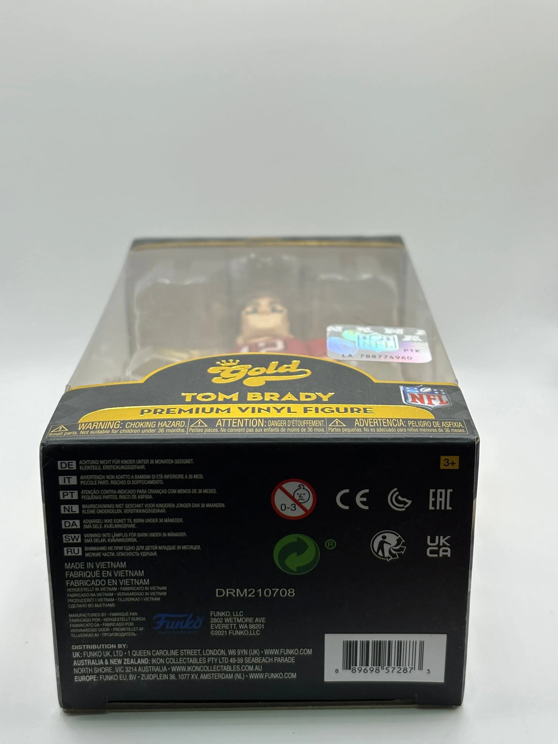 Funko POP! Gold Tom Brady Premium Vinyl Figure Series One FRENLY BRICKS - Open 7 Days