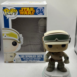 Funko POP! Star Wars #34 Luke Skywalker Hoth Vinyl Bobble-Head *NO MOULD* FRENLY BRICKS - Open 7 Days