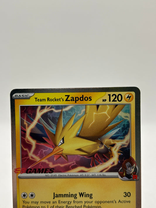 Pokemon TCG Destined Rivals - Team Rocket’s Zapdos 070/182 EB Games NM FRENLY BRICKS - Open 7 Days