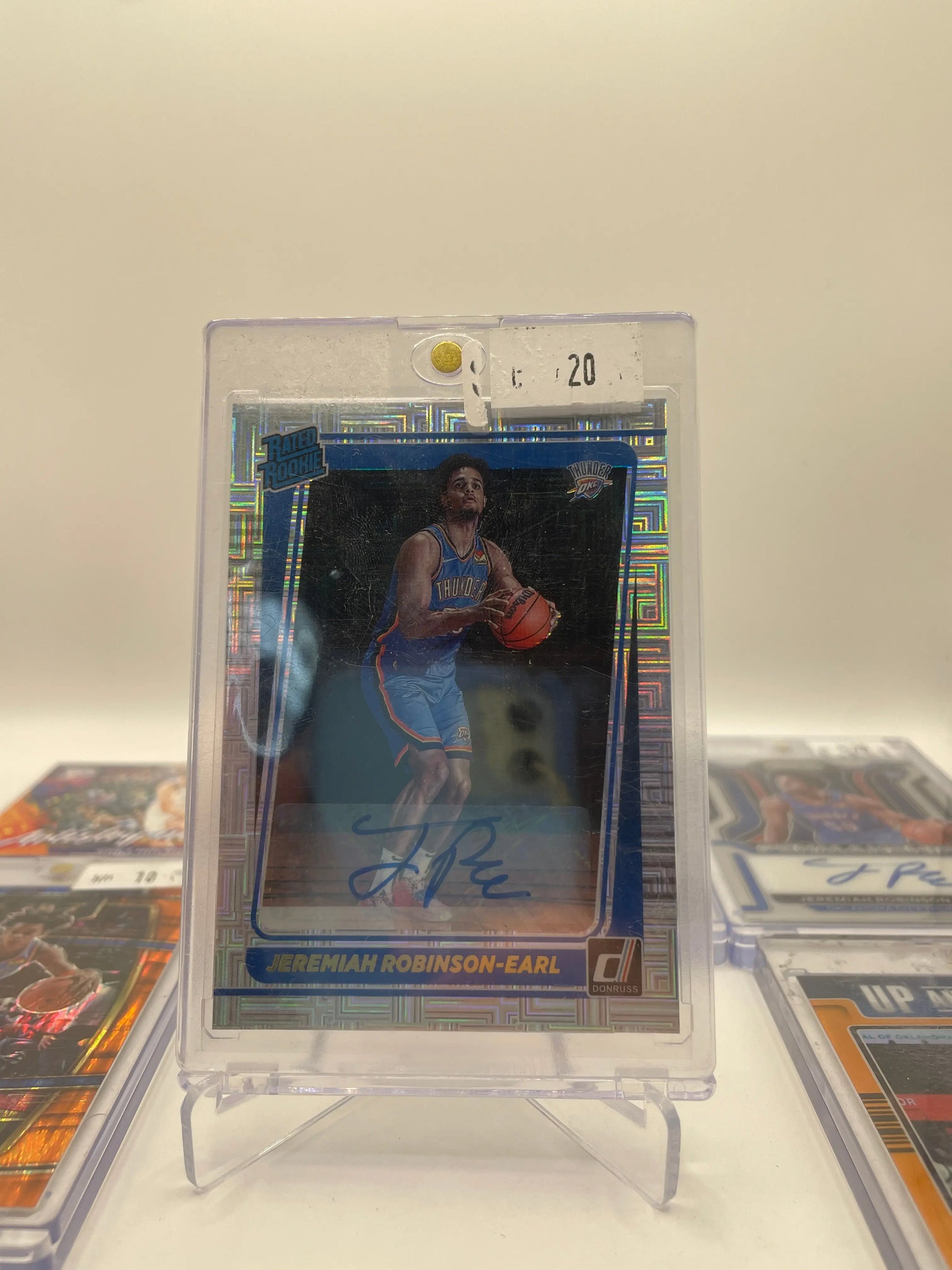 NBA Auto & Numbered Thunder OKC  Sports Card Lot - Jeremiah Robinson + more (lot#30) FRENLY BRICKS - Open 7 Days