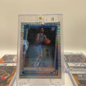 NBA Auto & Numbered Thunder OKC  Sports Card Lot - Jeremiah Robinson + more (lot#30) FRENLY BRICKS - Open 7 Days