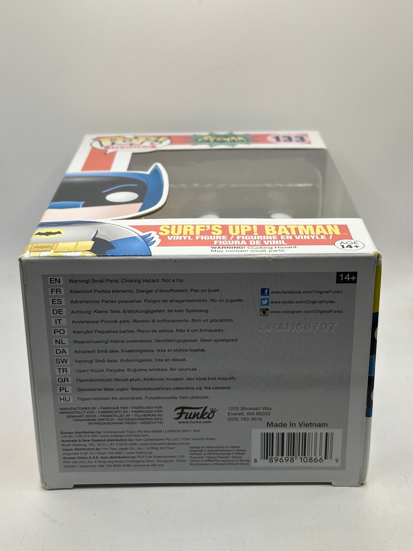 Funko POP! Heroes Batman #133 Surfs Up! Batman Vinyl Figure FRENLY BRICKS - Open 7 Days