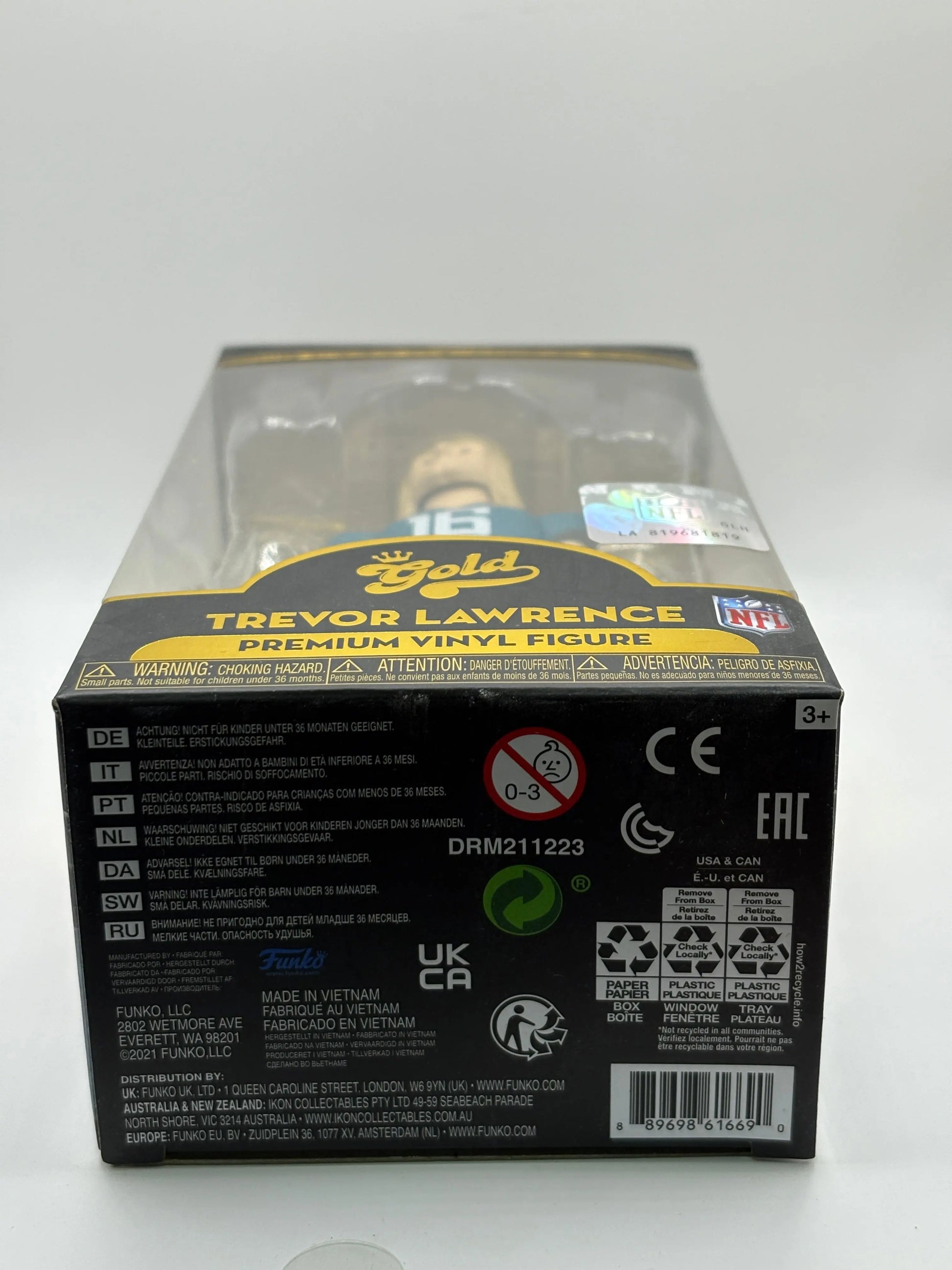 Funko POP! Gold Trevor Lawrence Premium Vinyl Figure Series Two FRENLY BRICKS - Open 7 Days