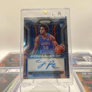 NBA Auto & Numbered Thunder OKC  Sports Card Lot - Jeremiah Robinson + more (lot#30) FRENLY BRICKS - Open 7 Days