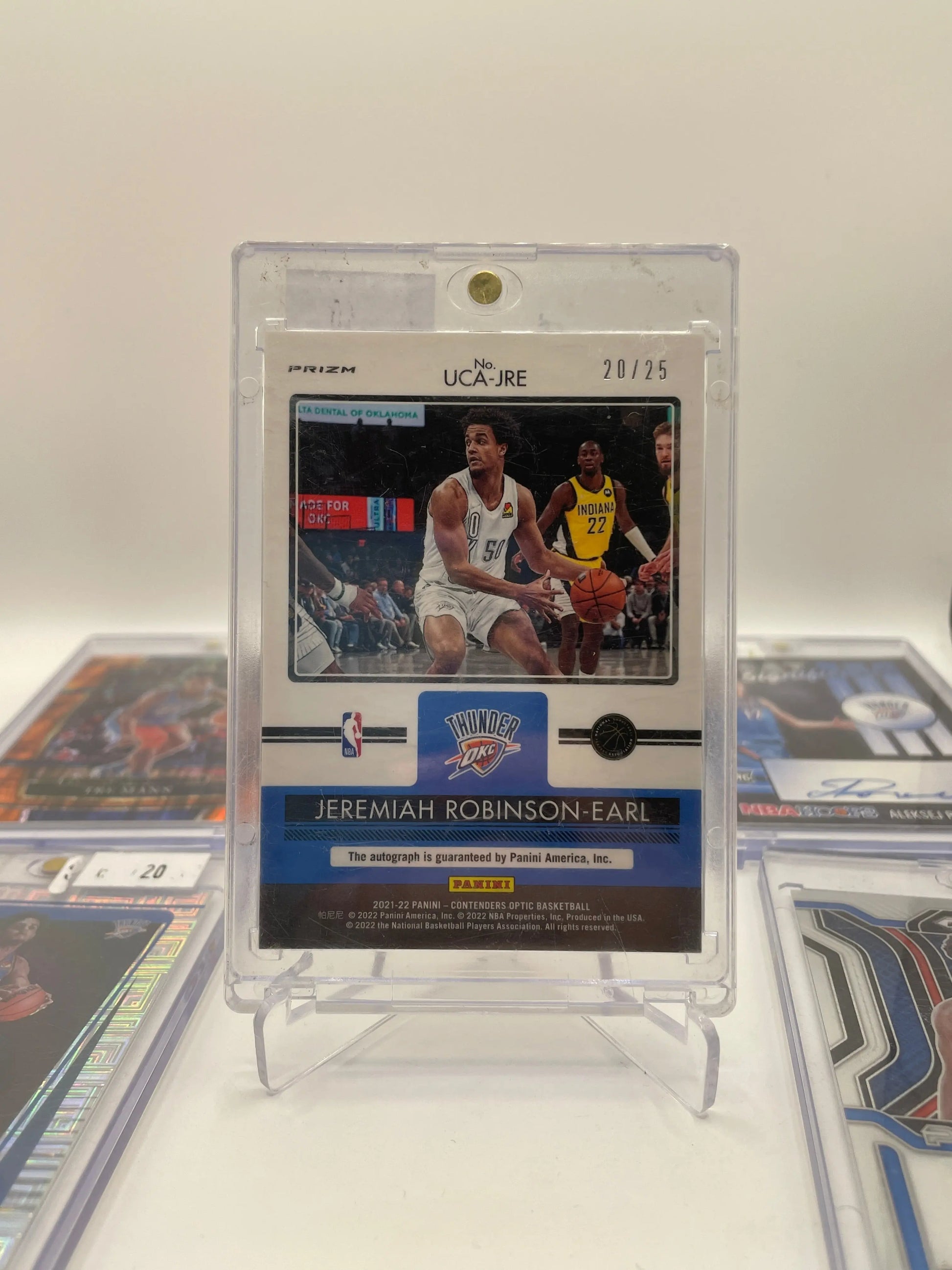 NBA Auto & Numbered Thunder OKC  Sports Card Lot - Jeremiah Robinson + more (lot#30) FRENLY BRICKS - Open 7 Days